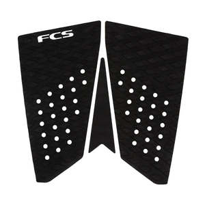 Fish Grip: FCS T-3 FISH ECO 3PC GRIP/TRACTION - BLACK
