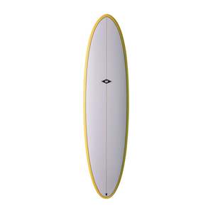NSP FUNBOARD 7'2" ELEMENTS FUTURES 49L - YELLOW
