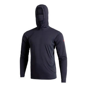 Full Price For Bold Sale Wetsuits: FLORENCE SUN PRO HOODED MAX UPF LS SHIRT - DEPARTMENT NAVY
