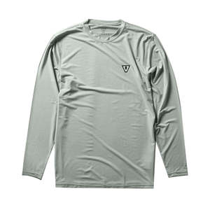 VISSLA TWISTED ECO LONG SLEEVE LYCRA - SEA GREEN HEATHER