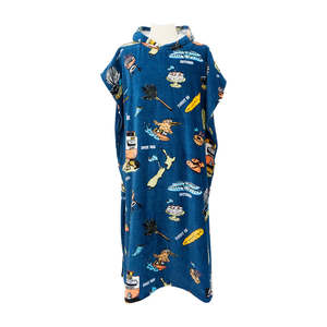 Full Price Bold Accessories: STICKY JOHNSON HOODED TOWEL - KIWI SUMMER