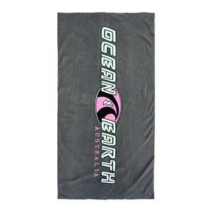 O&E HERTITAGE BEACH TOWEL - CHARCOAL