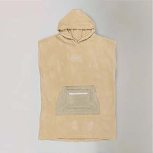 Full Price Bold Accessories: O&E YOUTH HOODED PONCHO - BEIGE