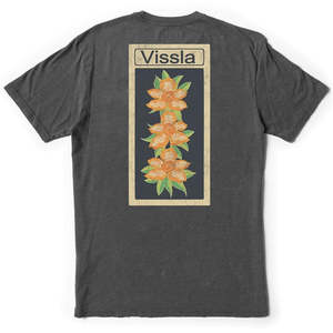 VISSLA PUPUKEA PAY PHONE COSMIC SHORT SLEEVE TEE - PHANTOM