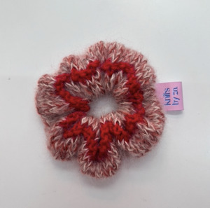 all hair: Medium knitted scrunchies - 4 colours