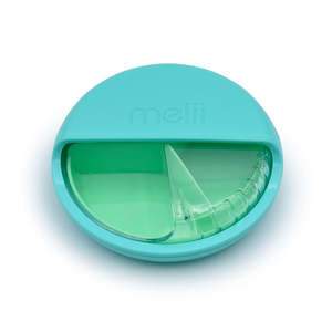Lunchboxes: Melii Spin Snack Container - Blue & Mint