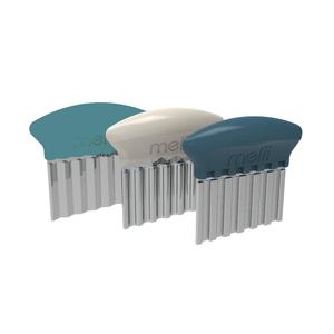 Lunchboxes: Melii Crinkle Cutters - Luxe Blue