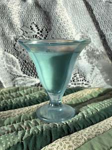 Glass Candles: Scented dessert glass candle