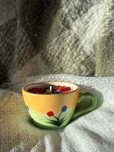 Scented teacup candle