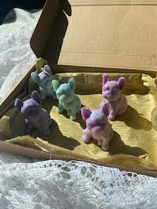 Frenchie candle gift box 💜