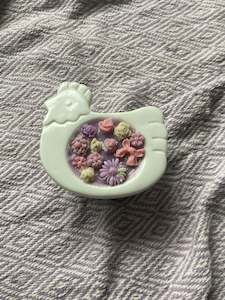 Easter: Mini rooster candle