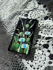 Magnets: Magnet - Flower painting