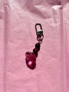 Mini clip keychain | Pink
