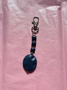 Keychains Bag Charms: Mini clip keychain | Blue