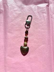 Keychains Bag Charms: Mini clip keychain | Brown