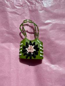 Magnet - ceramic mini handbag
