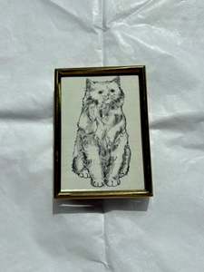 Magnet - Framed cat