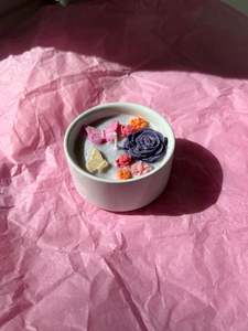 Mini Ceramic Upcycled Candle