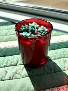 Upcycled Christmas Candle