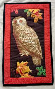 “Owlbert” Handmade Quilt Wall Hanging