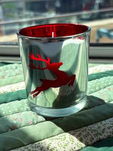 Upcycled Christmas Candle