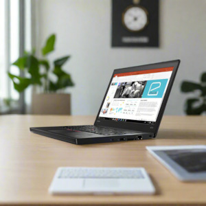 Refurbished Lenovo Laptops: Lenovo ThinkPad X270 i5 6300U 2.4GHz 8GB 256GB SSD W10P 12.5" | Wty