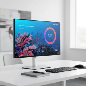 Used Refurbished Monitors: Dell UltraSharp U2422HE IPS 24" 1920x1080 8ms 16:9 HDMI DP USB Monitor | Wty