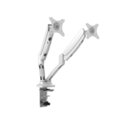 Rapidline Executive Dual Gas Spring Monitor Arm White EDMARM WH | NEW