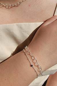 Oval Cable Link Bracelet