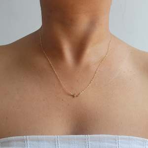 Gold Filled: Star of Ishtar Charm Necklace