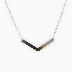 Silver Jewellery: Chevron Arrow Necklace