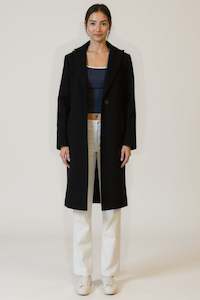 On Sale: Single-Button Wool Coat