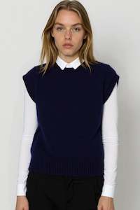 Serene Vest - Midnight Blue