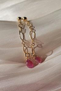 Rosé Dusk Drop Earrings
