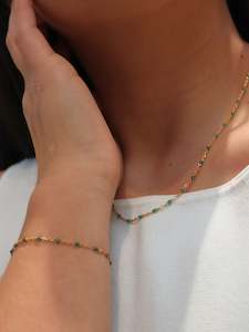 Aqua Satellite Bracelet