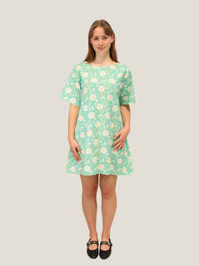 All: Floral Wave Tunic Dress