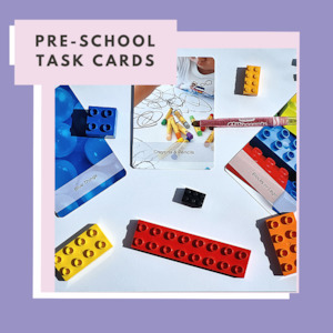 Task Cards: Pre-School Task Cards