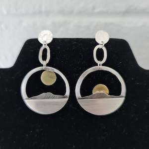 Earring: Rangitoto Island Earrings