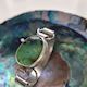 Chrysoprase & Sterling Silver Bracelet
