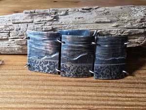 Bracelets: Sterling Silver panel bracelet