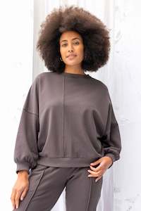 Women's Clothing: Around Sweatshirt | Charcoal