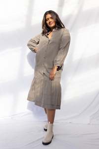 Camille Dress | Charcoal (XL only)