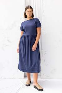 Outlet: River Dress | Soft Navy (M only)