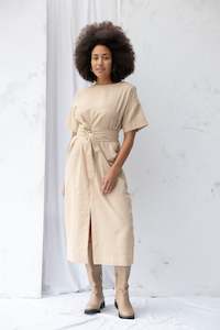 Array Dress | Brown Gingham