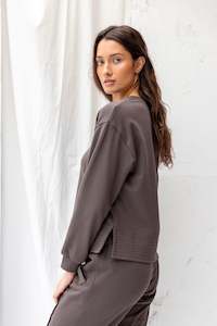 Sweatshirts: Edie Sweatshirt | Charcoal