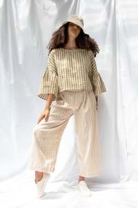 Sale Under 75: Friday Top | Olive Gingham (XS only)