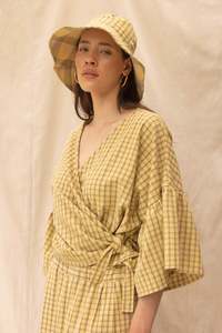 Stockroom Sale: Charlie Top | Daisy Check (XS/L only)