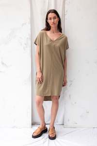 Aw25 Wholesale: Arc Dress | Olive