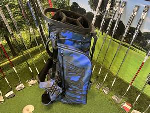Golf Bags: ANEW Blue Camo 4-Way Stand Bag *Excellent Condition*