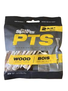 Training Aids Accessories: Pride Sports Professional Tee 2 3/4" 69mm 20 Pack Wooden Tees